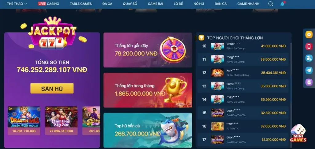Ứng dụng 77king88 login